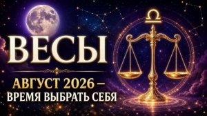 ВЕСЫ — Гороскоп на август 2026 | Время выбрать себя