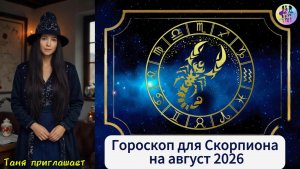 СКОРПИОН - Гороскоп на август 2026