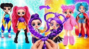 Руми, Мира и Зои в стиле Poppy Playtime 5! DIY Поделки для Кейпоп Кукол