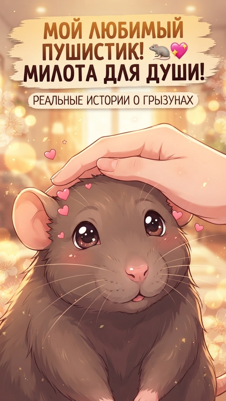 Ура! Вторая крыса! Знакомьтесь, Стрелка! 🥰🐀