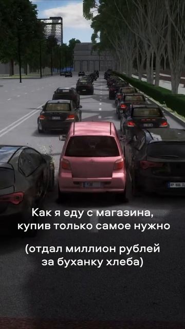 Это я возвращаюсь из магазина, купив только самое необходимое 🤡