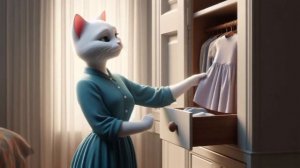 Мать-Кошка всегда навязывает Котёнку собственные решения #cats #aicats