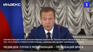 Медведев: слухи о мобилизации – провокация врага