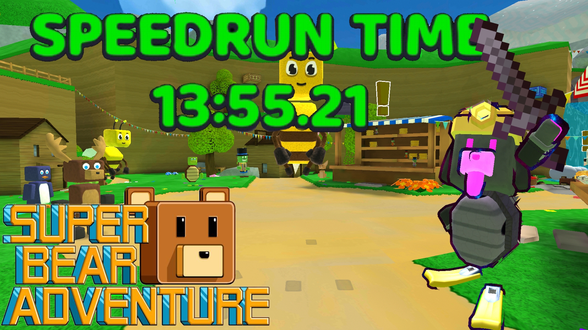 Спидран по SBA за 13:55:21|Super Bear Andventure
