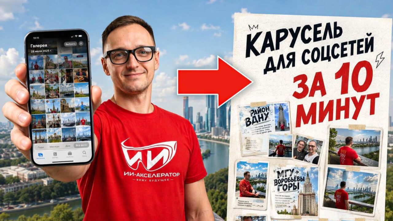 Как сделать Карусель из фотографий в ChatGPT за 10 минут