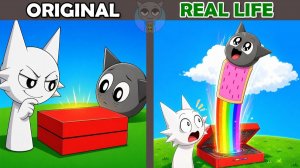 ВЕНДА ПРЕВРАЩАЕТ ГРЕЯ В НЯН КЭТ! 🌈 | ОРИГИНАЛ ПРОТИВ РЕАЛЬНОЙ ЖИЗНИ