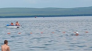 Водные аттракционы на озеро Шира Хакасия.