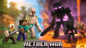 Нижний мир пытался лишить Алекса и Стива жизни… (Анимация из Minecraft)
