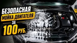 Безопасная и качественная мойка двигателя своими руками за 100 руб и 5 минут времени
