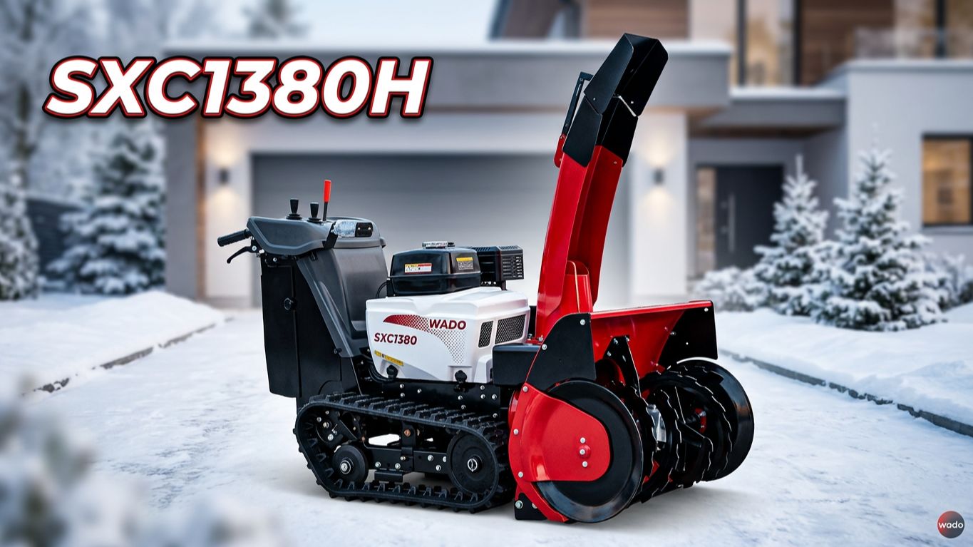 Общий узловой осмотр снегоротора Wado SXC1380H | 2026 | Новая модель