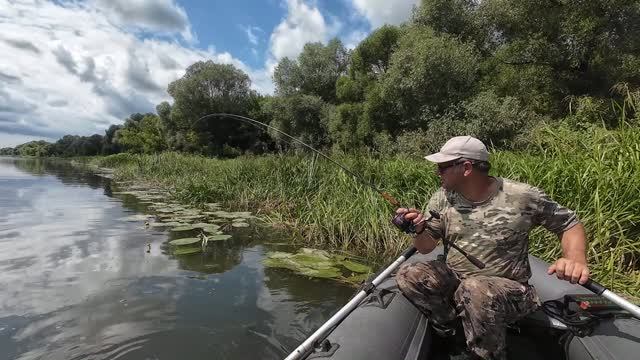 Рыбалка на Оке в конце июля. Вода упала.