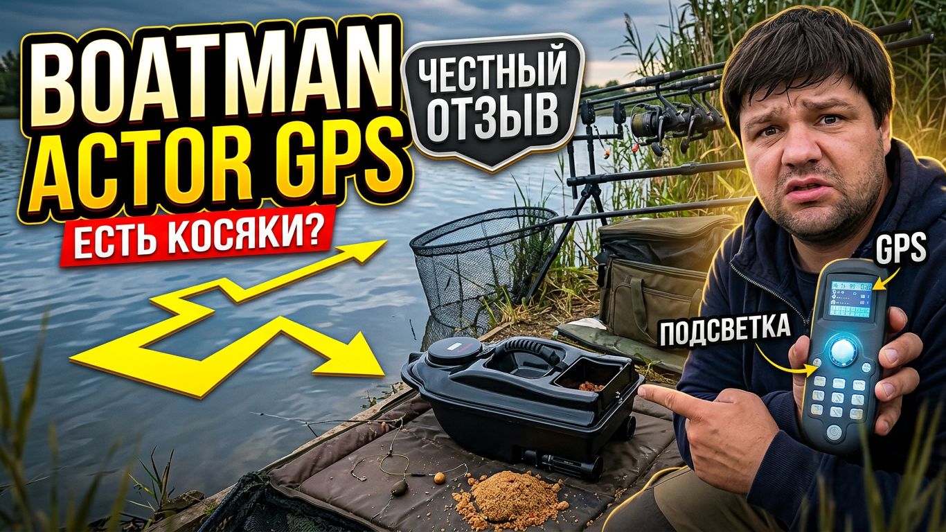 Кораблик для закорма Boatman Actor GPS