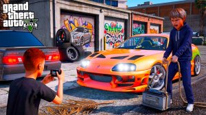 ВИТЯ ВЫТАЩИЛ ЛЕГЕНДАРНУЮ TOYOTA SUPRA ИЗ ФОРСАЖА! ЗАБЫТЫЙ ГАРАЖ ВИТИ ОПЕРА! ШКОЛЬНЫЕ БУДНИ ГТА 5
