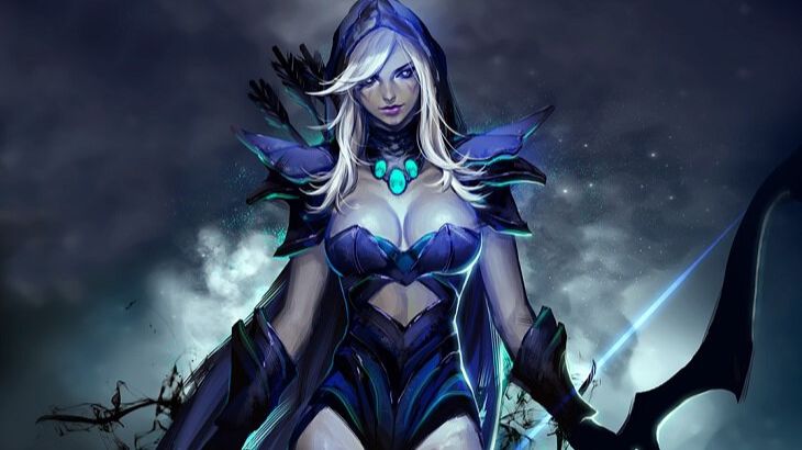 Дровка - задушили но.. 7.41 DROW RANGER DOTA 2