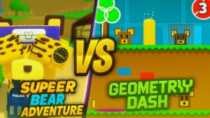 ИГРАЮ В ИГРУ СУПЕР МЕДВЕДЬ В ВЕРСИИ  ГЕОМЕТРИ ДЭШ Super Bear Adventure/Приключения Супер Беар Адвенч
