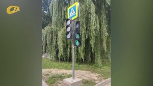 НОВЫЙ СВЕТОФОРНЫЙ ОБЪЕКТ УСТАНОВЛЕН НА ПЕРЕКРЕСТКЕ ГАЙДАРА-КУРСКАЯ
