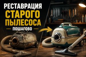 Восстановление старого пылесоса: пошаговая реставрация