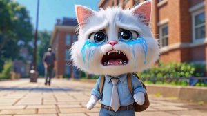 МАЛЕНЬКИЙ КОТЕН ПОТЕРЯЛ РОДИТЕЛЕЙ 😿 ПОПАДАЛ В АВТОКАТИЯ 🚘