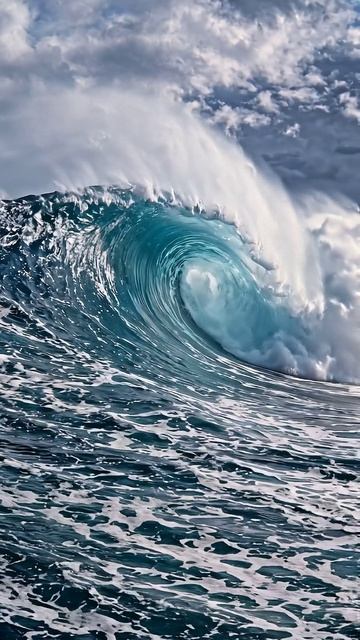 🌊Бирюзовый вихрь бесконечной силы #океан #море #природа