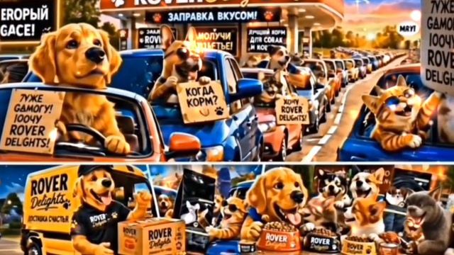 🚗✨ Самая вкусная очередь — за ROVER Delights!