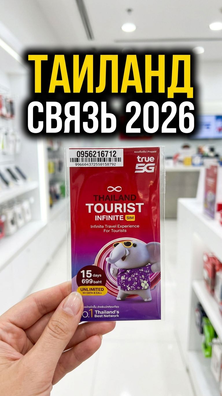 Мобильная связь в Таиланде 2026 #путешествия #таиланд #паттайя2026