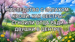 НАСЛЕДСТВО С ЗАПАХОМ КРОВИ: КАК СЕСТРЫ СГНОИЛИ ОТЦА РАДИ ДВУШКИ В ЦЕНТРЕ