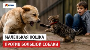 Бросилась в атаку: как кошка Тара спасла мальчика от нападения собаки