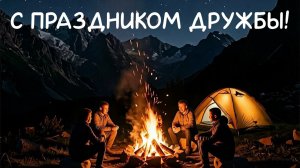 С днём дружбы. Самая лучшая музыкальная открытка.