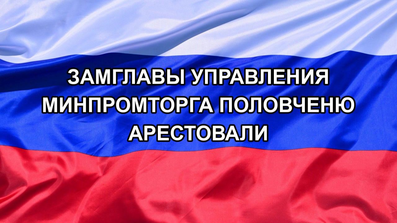 |Н. РФ| Замглавы управления Минпромторга Половченю арестовали