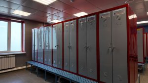 В рудоуправлении Лебединского ГОКа капитально отремонтировали корпус женских раздевалок с душевыми
