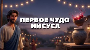 Детская Библия серия 14 - Иисус превращает воду в вино Суперкнига.
