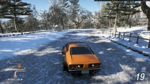 Forza Horizon 6 Зимнее фотоиспытание: замок Хиросаки и классический спорткар