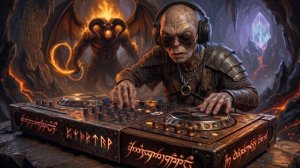 Gollum’s Balrog Obsession 🖤 Dark Fantasy Melodic Techno   Deep House for Focus (No Vocals)