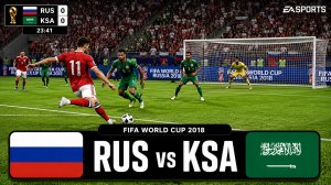 Россия — Саудовская Аравия | FIFA World Cup 2018 | WC18 Football Match |FIFA 18 Gameplay