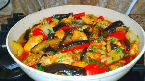 БАКЛАЖАНЫ ГОТОВЛЮ ТОЛЬКО ТАК! Бесподобно Вкусный Рецепт! Готовится Быстро и Просто! Обед или Ужин!