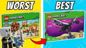 Рейтинг ВСЕХ НОВЫХ ЛЕТНИХ НАБОРОВ LEGO MINECRAFT 2026 (от худшего к лучшему)