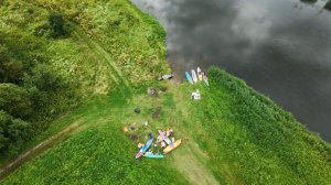 На SUP по р.Руза от устья р.Озерна до п.Старая Руза