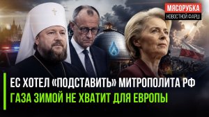 ЕС хотел оклеветать православного митрополита! Зимой Европа останется без газа!