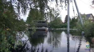 В Тюменской области полицейские круглосуточно несут службу на подтопленных территориях