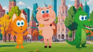 Котёнок Кордэ и друзья - Детектив ищет пропавшие печеньки - Смешные мультики для детей - Котёнок Кор
