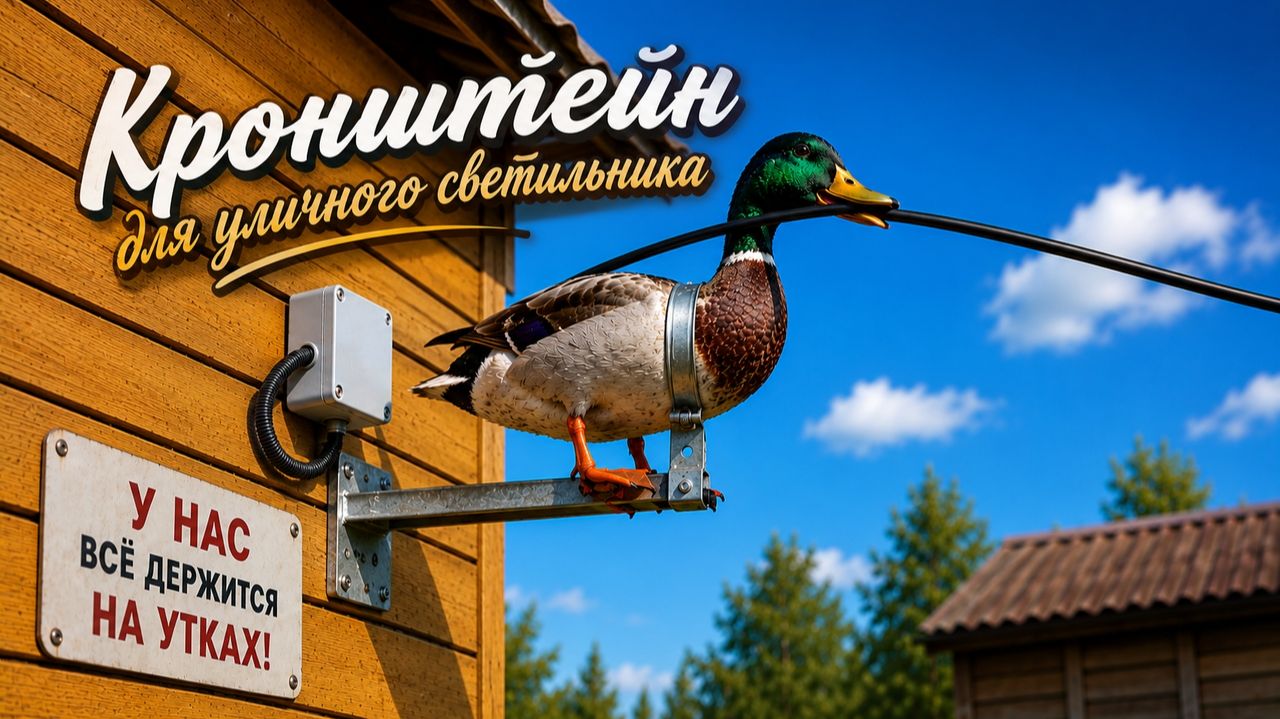 Кронштейн для уличного светильника