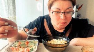 Кунжут,кунжут-кругом кунжут😉,А вместо СЕЛЕДКИ -сало/Мукбанг/яОбед и 100 р не стоит