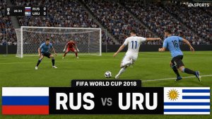 Россия — Уругвай | FIFA World Cup 2018 | WC18 Football Match | FIFA 18 Gameplay