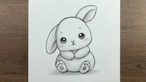 Как нарисовать милого кролика — простые пошаговые инструкции по рисованию карандашом