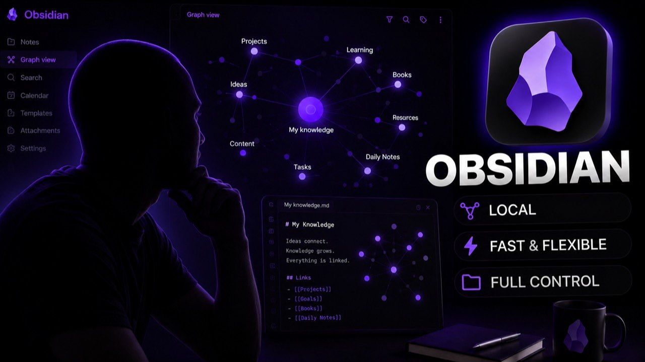 Obsidian — мой второй мозг? Краткий обзор приложения