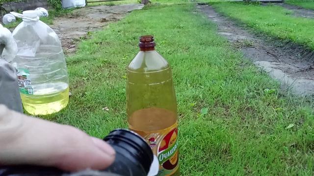 Как разбавить бензин для триммера маслом