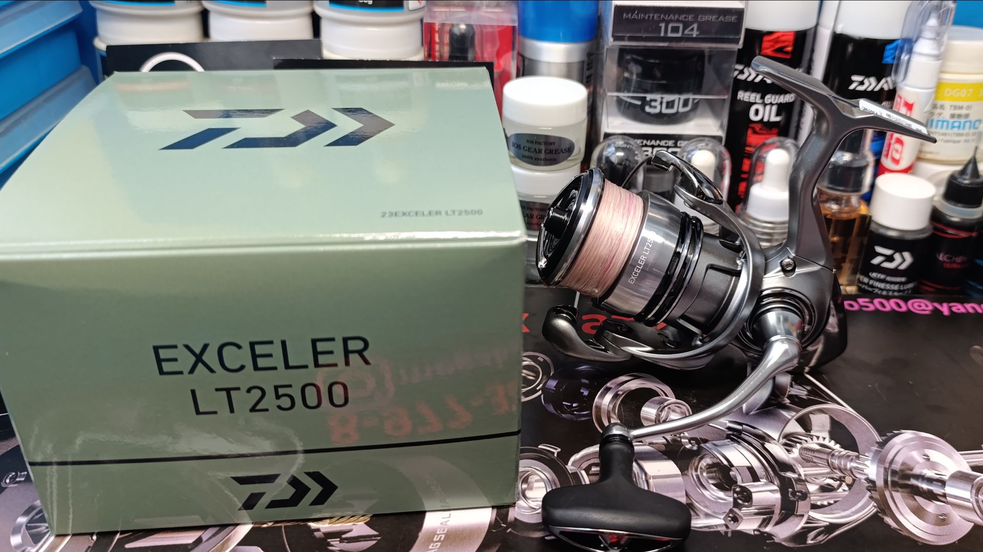 Обзор ТО разбор Daiwa 23 Exceler