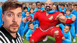 Мистер Бист. Сто детей против сильнейшего человека в мире! MrBeast на русском