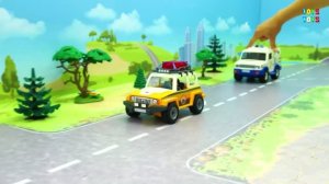 Автобус Грузовик Бетономешалка Мусоровоз 🚚 Веселое видео детям