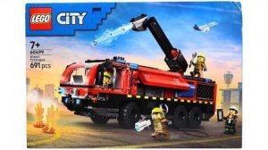Конструктор LEGO City 60499 «Скоростная пожарная машина в аэропорту»